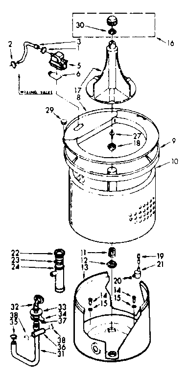 TUB AND BASKET ASSEMBLY