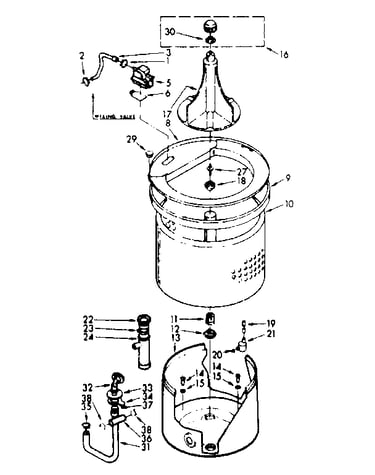 Tub and basket assembly