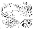 Kenmore 1107204102 top and console assembly diagram