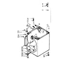 Kenmore 1107204202 cabinet parts diagram