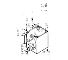 Kenmore 1107204203 cabinet parts diagram