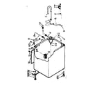 Kenmore 1107204301 cabinet parts diagram