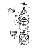 Tub and basket asm