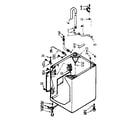 Kenmore 1107204400 cabinet parts diagram