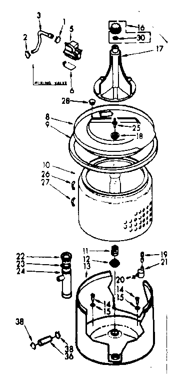 TUB AND BASKET ASSEMBLY