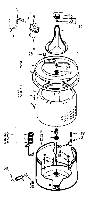 Tub and basket assembly