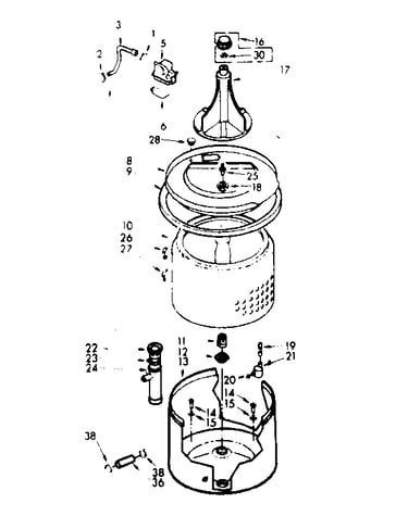 Tub and basket assembly