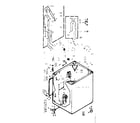 Kenmore 1107204511 cabinet parts diagram