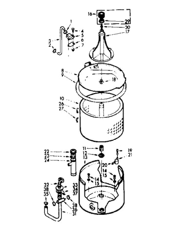 Tub and basket assembly