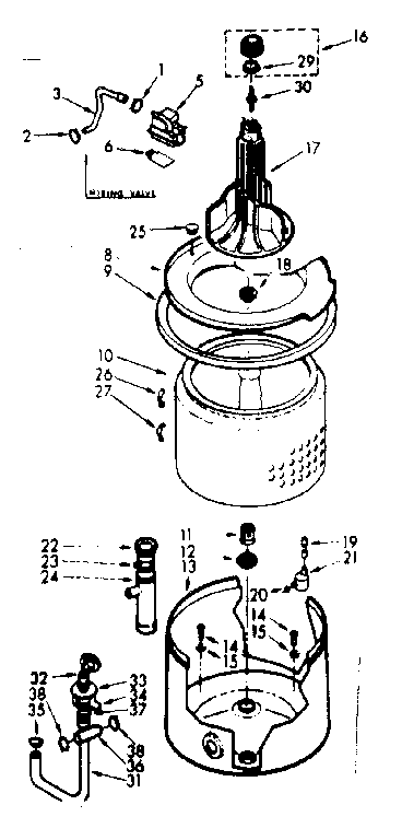 TUB AND BASKET ASSEMBLY