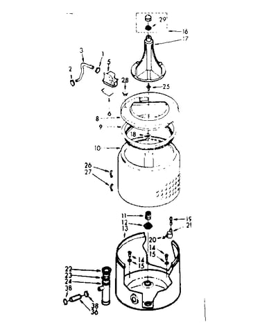 Tub and basket assembly