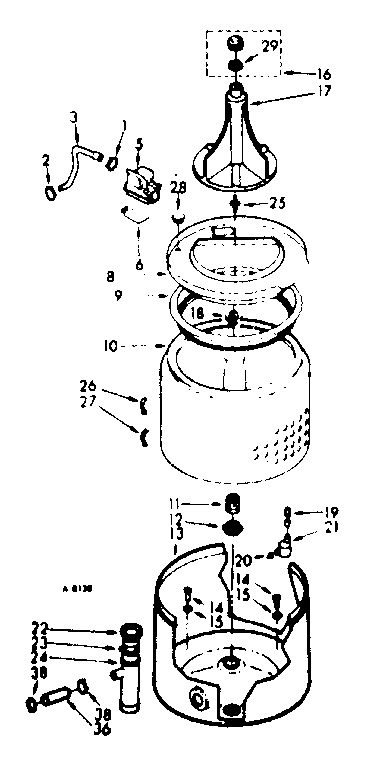 TUB AND BASKET ASSEMBLY