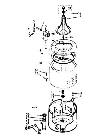 Tub and basket assembly