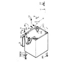 Kenmore 1107205641 cabinet parts diagram