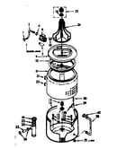 Tub and basket asm