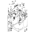 Kenmore 1107205702 cabinet parts diagram