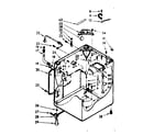 Kenmore 1107204703 cabinet parts diagram