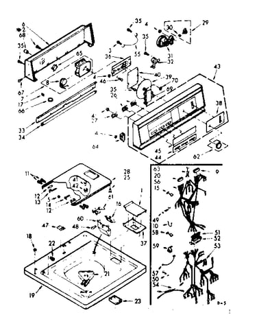 Top and console assembly