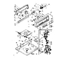 Kenmore 1107205804 top & console assembly diagram