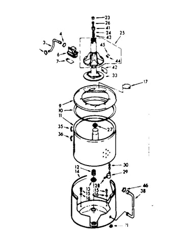Tub and basket assembly