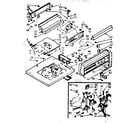 Kenmore 1107205903 top & console assembly diagram