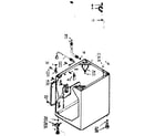 Kenmore 1107214630 cabinet parts diagram