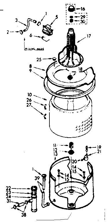 TUB AND BASKET ASSEMBLY