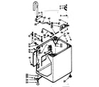Kenmore 1107224403 cabinet parts diagram