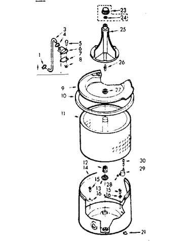 Tub and basket assembly