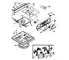 Kenmore 1107224601 top and console assembly diagram