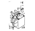 Kenmore 1107224603 cabinet parts diagram