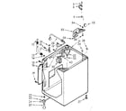 Kenmore 1107224604 cabinet parts diagram