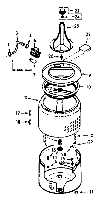 TUB & BASKET ASSEMBLY