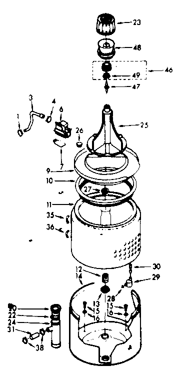 TUB & BASKET ASSEMBLY