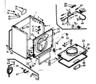 Kenmore 1107307810 cabinet assembly diagram