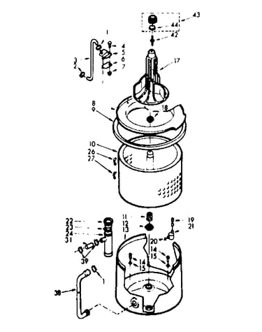Tub and basket assembly