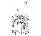 Kenmore 1107314611 cabinet parts diagram