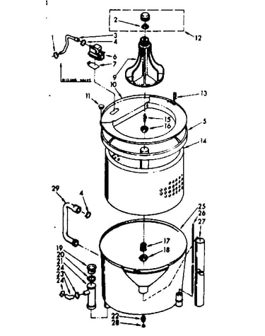 Tub and basket assembly