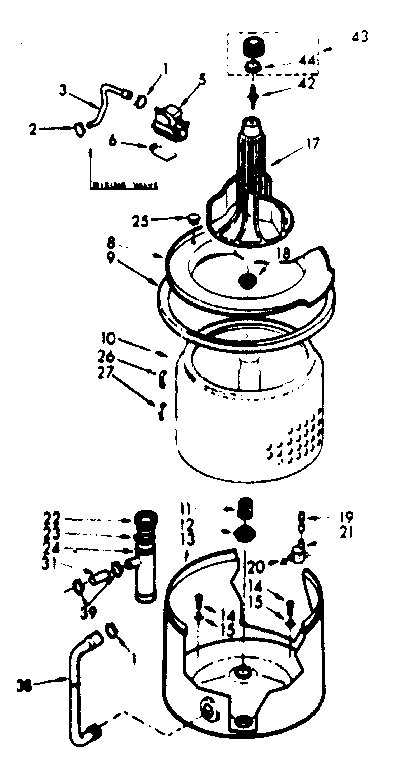 Tub and basket assembly
