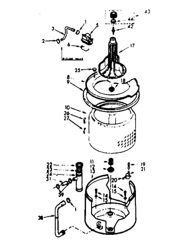 Tub and basket assembly