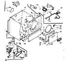 Kenmore 1107317610 cabinet assembly diagram