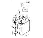 Kenmore 1107324500 cabinet parts diagram