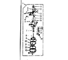 Kenmore 1107324500 pump assembly diagram