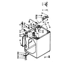 Kenmore 1107324700 cabinet parts diagram