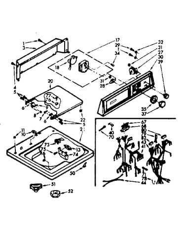 Top and console assy
