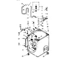 Kenmore 1107333901 cabinet parts diagram