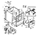 Kenmore 1107358620 cabinet assembly diagram
