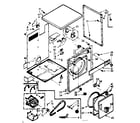 Kenmore 11078410200 cabinet assembly diagram