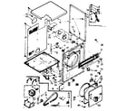 Kenmore 11079495600 cabinet assembly diagram
