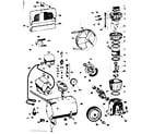 Craftsman 106153640 replacement parts diagram